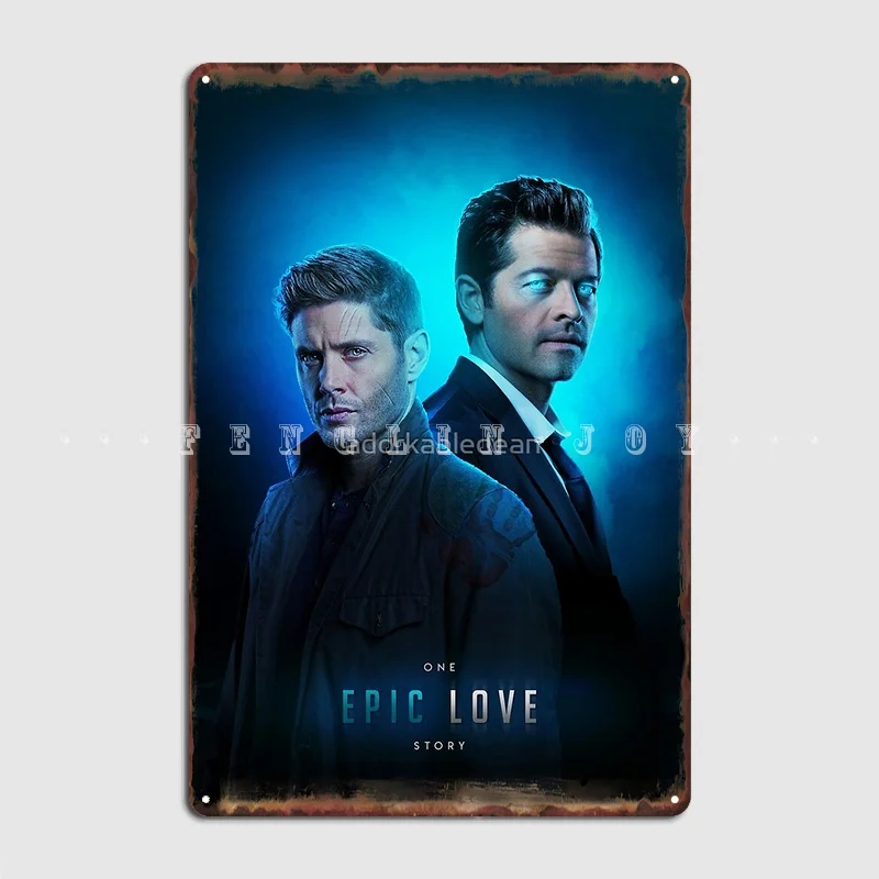 

Металлический плакат с надписью «One Love Story»