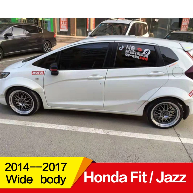 Подходит для Honda Fit Jazz Body kit fender 15 16 17 year Air INTAKE Vent Cover car refitt Wide body Accessories