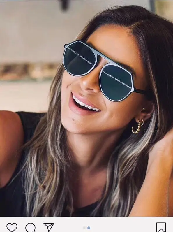 

Oversized Round Sunglasses Fashion Women Big Size Retro Green Glasses Lady Female Vintage Brand Designer Goggle UV400