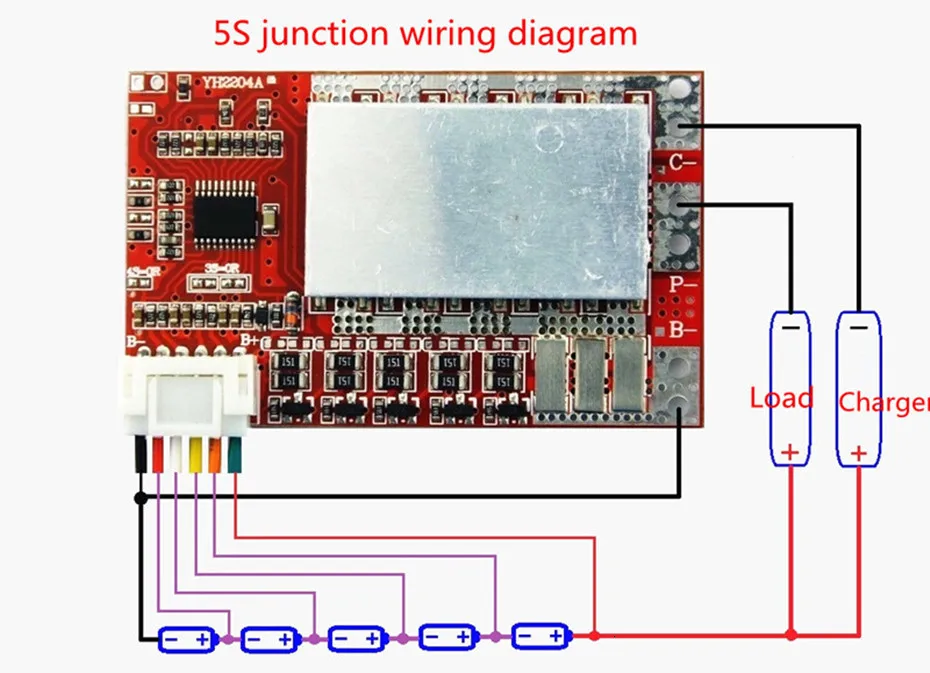 BMS 5S 12A 20A 50A 100A 21V 3.7V Lithium battery protection board/3.2V iron phosphate/LiFePO4 battery BMS board with Balance