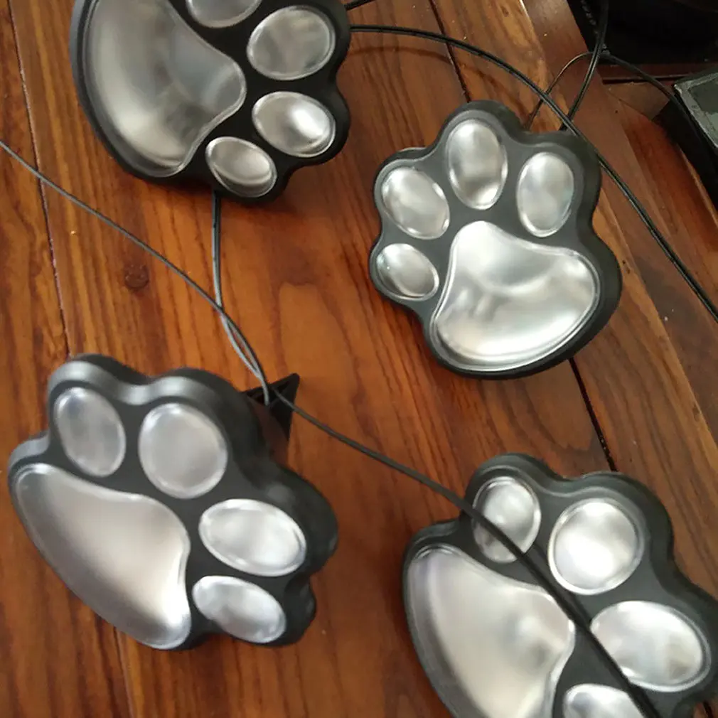 Footprints LED Lights Solar Light Land Lights Bear Grab Lights Lawn Lights Outdoor Landscape Lights