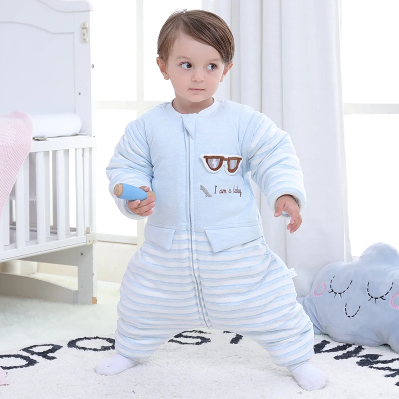 Плотный зимний детский спальный мешок для новорожденных малышей девочек