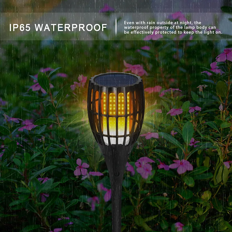 

Square Torch Lamp Light Induction Lighting Fixture Solar Lights Convenient Household Accessory Backyard Patio Outdoor