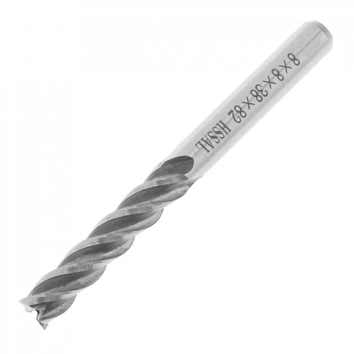 8mm Shank CNC Milling Bits HSS Straight Shank 7-30mm 4 Flute End Mill - View #3
