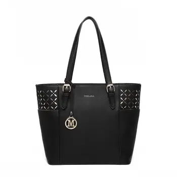 

Miss LuLu Fashion Ladies Handbag Premium Synthetic Leather Multi-Function Tote Shoulder Bag for Business/Travel/College-LG1943