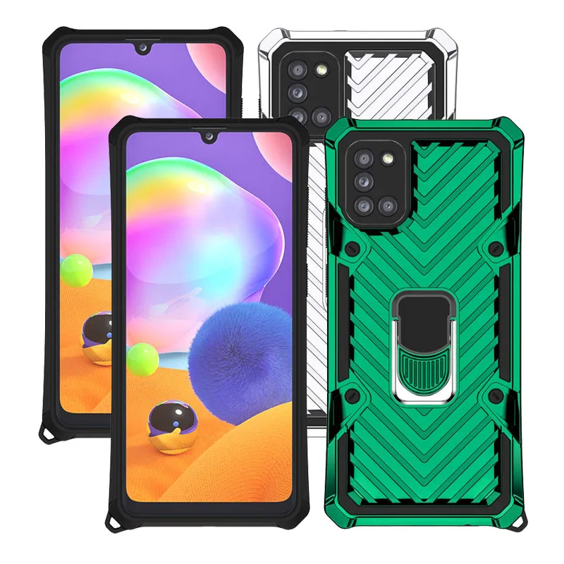 

Shockproof Case For SamSung Galaxy A31 Armor With Finger ring Car bracket protection Back Cover For SamSung A31 A315 Phone Cases