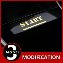 Подходит для Tesla для model3 металлические Бесплатные декоративные наклейки модифицированные аксессуары декоративная позиция старта