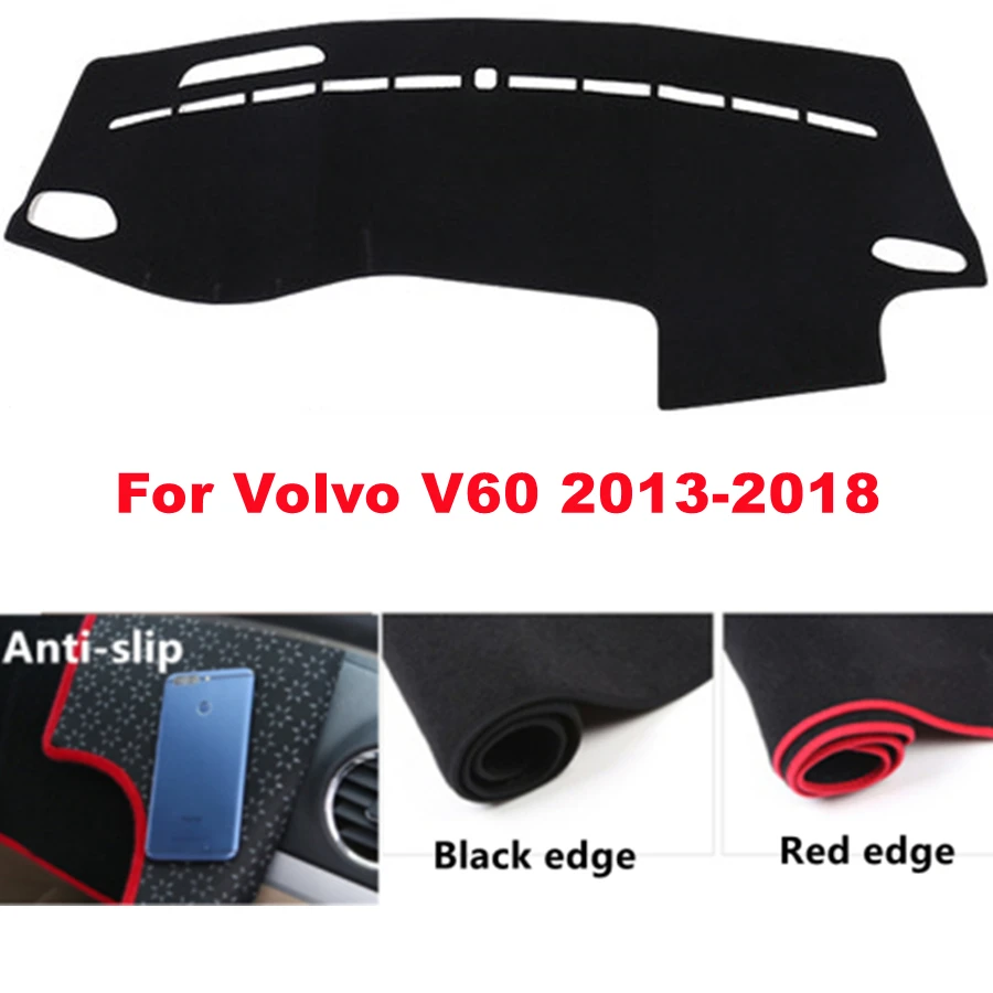 Противоскользящая крышка приборной панели автомобиля для Volvo V60 (2013-2018) 2014-15-16-2017