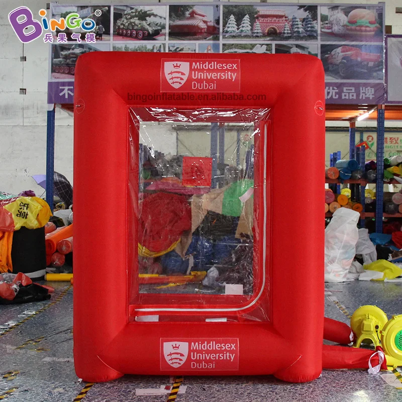 Рекламные надувные красные деньги машина с 1,5x1,7x2,2 mH/захватная машина в форме Куба надувная/надувная Денежная машина игрушки