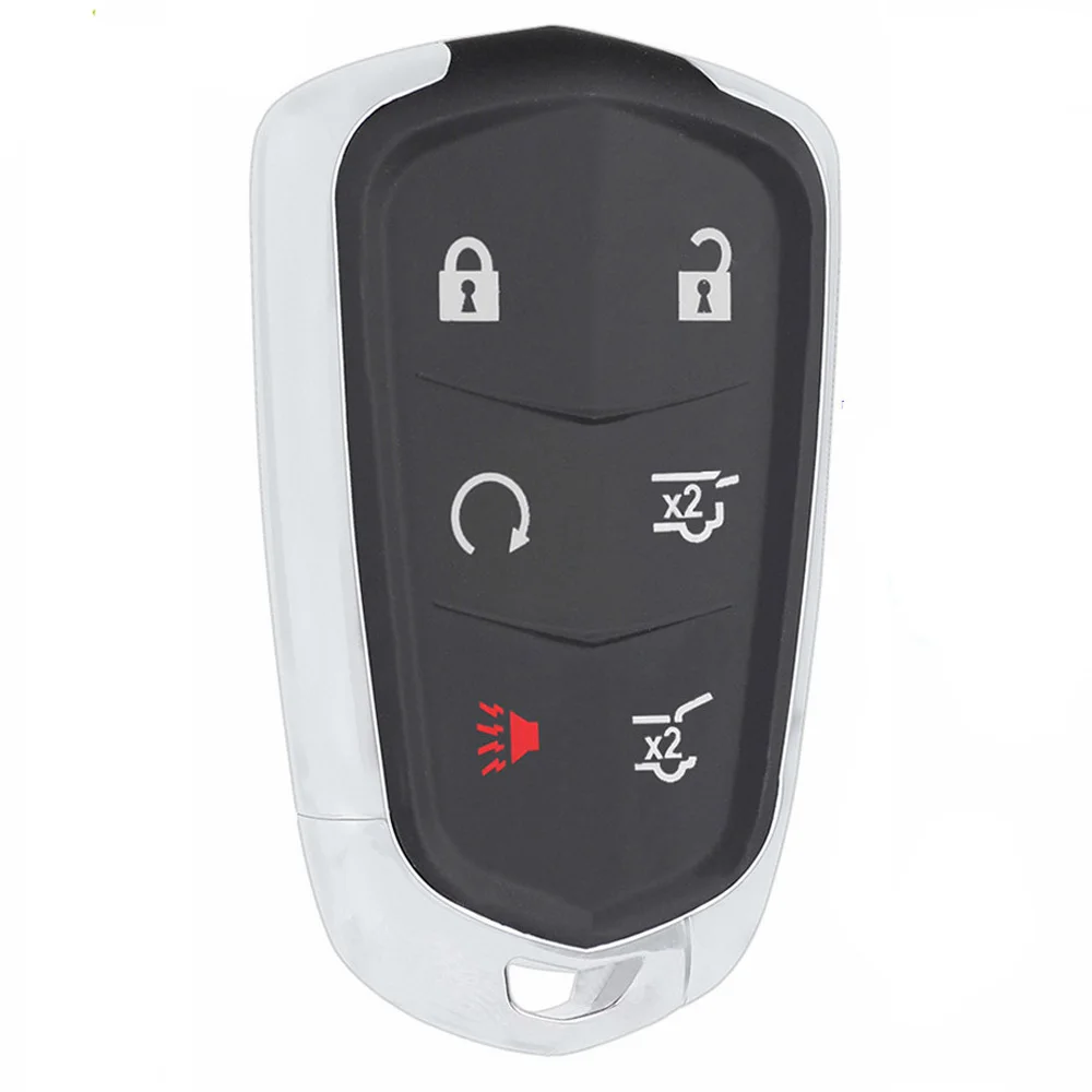 Keyecu 6 кнопок умный дистанционный ключ для автомобиля с HYQ2AB 315 МГц HYQ2EB 433 МГц ID46 чип для Cadillac Escalade ESV