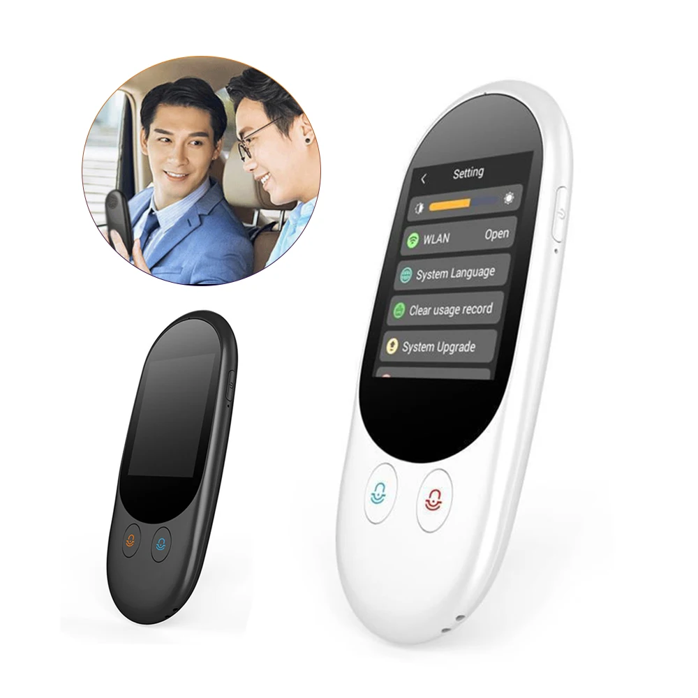 

F1Portable Smart Instant Voice Offline Translator Real Time Multi-Languages Mini Translator Touch Screen Intelligent Translation