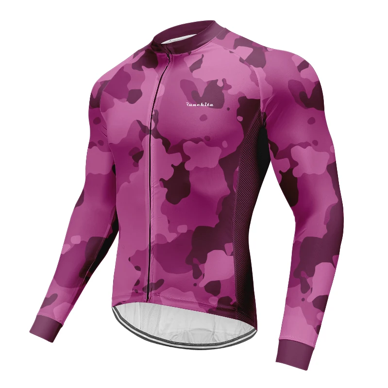Pro RUNCHITA мужской Велоспорт Джерси с длинным рукавом Джерси Roap Ciclismo Одежда для велоспорта велосипедный костюм для велоспорта из шерсти Одежда