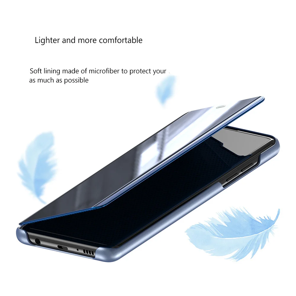 Умный зеркальный флип-чехол Lamorniea для iphone XS MAX 7 8 6 6s Plus, чехол из искусственной кожи для Apple iphone 7 8 6 6s plus xr xs max