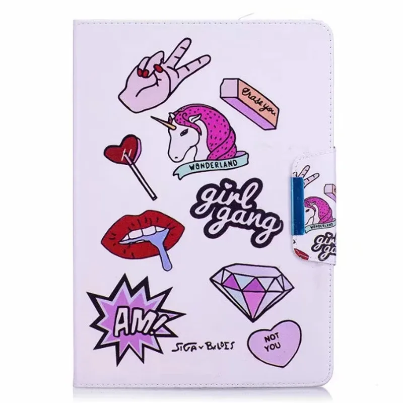 unicorn Модный чехол для планшета с фламинго, единорогом, пандой, Funda для iPad 10,2, чехол, кожаный чехол для iPad 10,2, чехол 7-го поколения - Цвет: unicorn