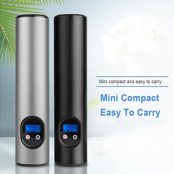 

Tyre Wireless Inflatable Pump Easy To Carry Car Air Electric Pumps Tire Inflator LCD Digital Rechargeable For Car Tire Bike Ball