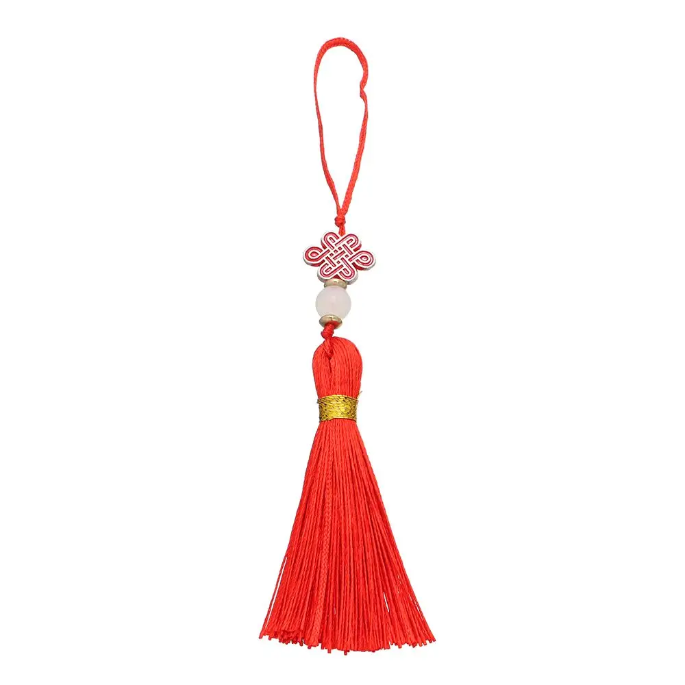 Chinese Style Tassel Hanging Decoration - 14 cm Knot Pendant for Clothing & Accessories