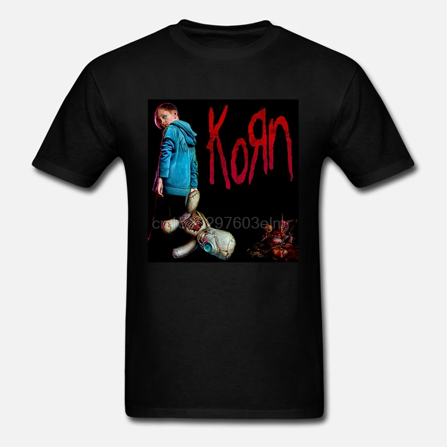 Korn The Serenity of sufferent Обложка альбома Мужская Черная Футболка размер S до 3XL | одежда