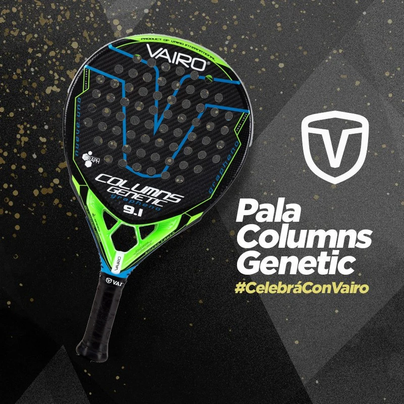 Vairo 9.1 Series Porfessional Full Carbon Beach Paddle Racket EVA Equipment Raquete With Bag