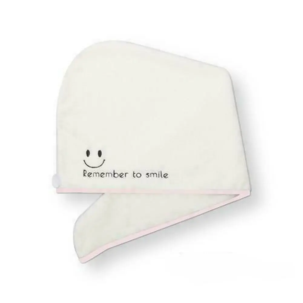 Pink Frame Smile Волшебное быстросохнущее полотенце из микрофибры для волос, банное полотенце, шапка, быстрая шапка-тюрбан, быстросохнущее Полотенце Для Волос - Цвет: Pink Frame Smile