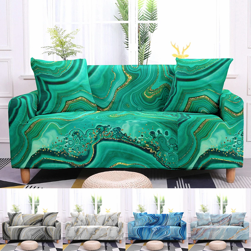 Marble Slipcovers Sofa Cover Elastic Couch Covers Sectional Sofa Covers Sofa Set Loveseat Slipcover Armchair Sofa