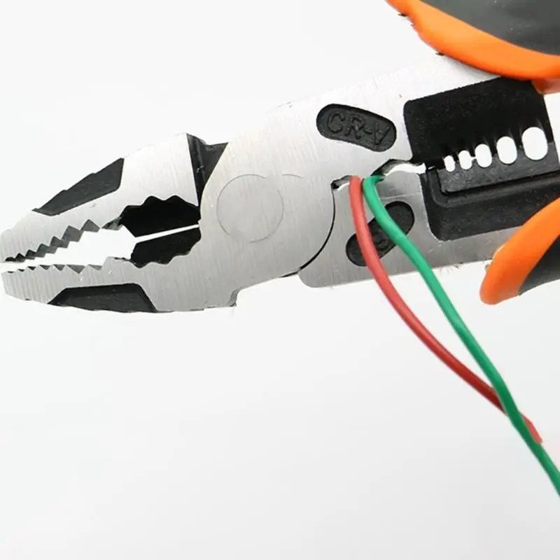 Длинный игла нос Кусачки Электрический провод для зачистки кабеля режущий инструмент плоскогубцы