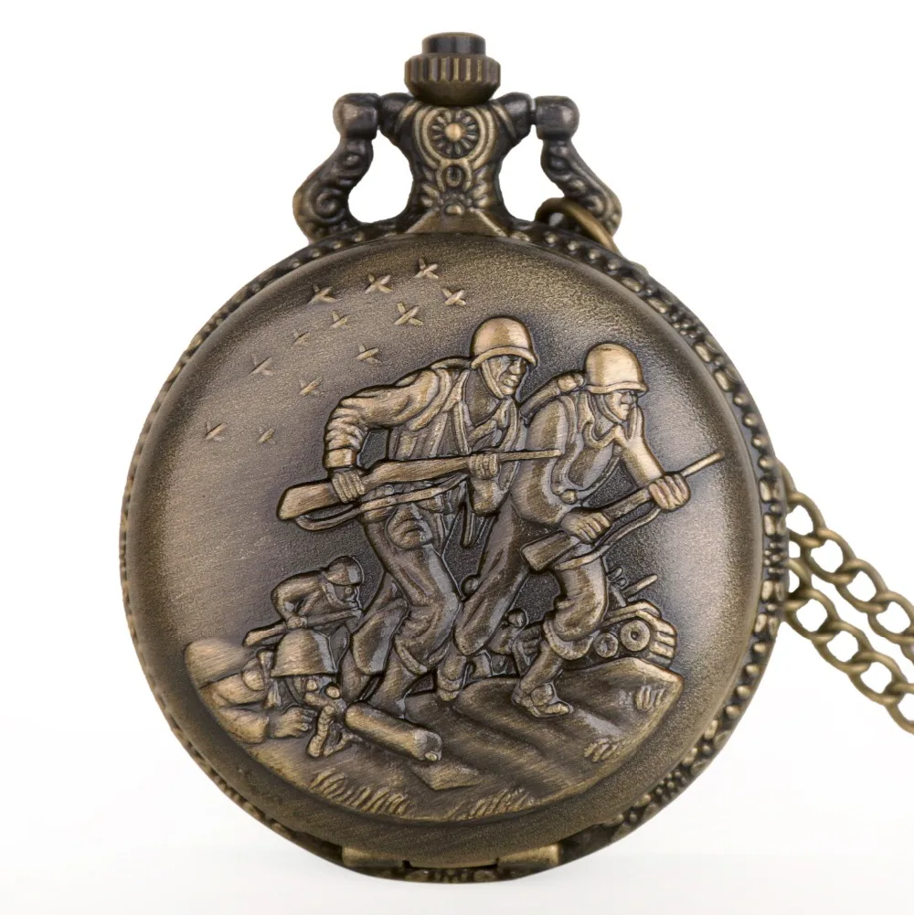 Антикварные кварцевые часы для военных карманные часы Подарки для мужчин