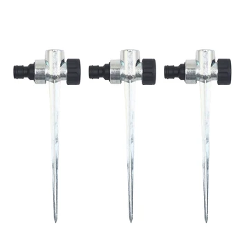 

3pcs Irrigation Sprayer Connector Series Ground Plug Base Lawn Garden Yard Golf Grass for Hose Water Sprinkler