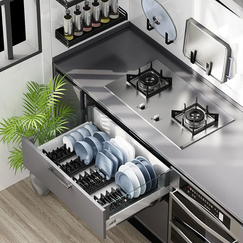 Dish Drying Rack Storage Shelf Utensil/Cutting Board/Knife Holder Widened  Large Size Organizer Drain Board For Kitchen Counter - AliExpress