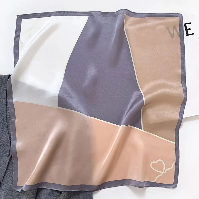 100% Silk Bandana Scarf – Luxury Square Neckerchief