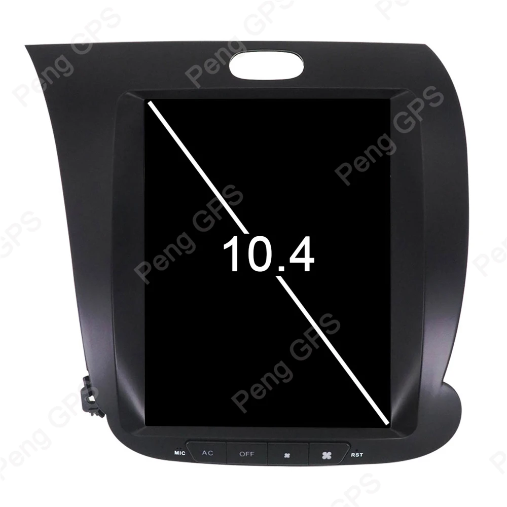 Excellent Android 8.1 GPS Navigation DVD Player for Kia Cerato K3 Forte 2013-2016 Left Hand Drive Tesla Radio 10.4" HD Multimedia Headunit 11