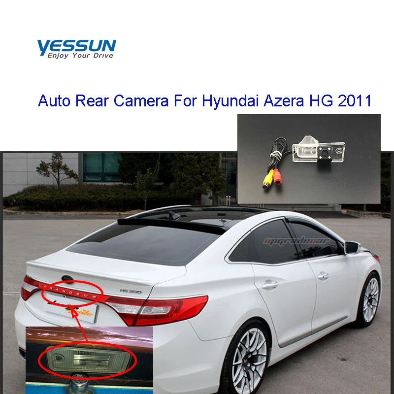 Yessuncar аксессуары для номерного знака камера для hyundai Azera HG 2011 hyundai azera Автомобильная камера заднего вида помощь при парковке