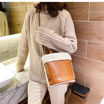 

New autumn/winter foreign style bag version all take cross-body small bag fashion handbag web celebrity bucket women bag