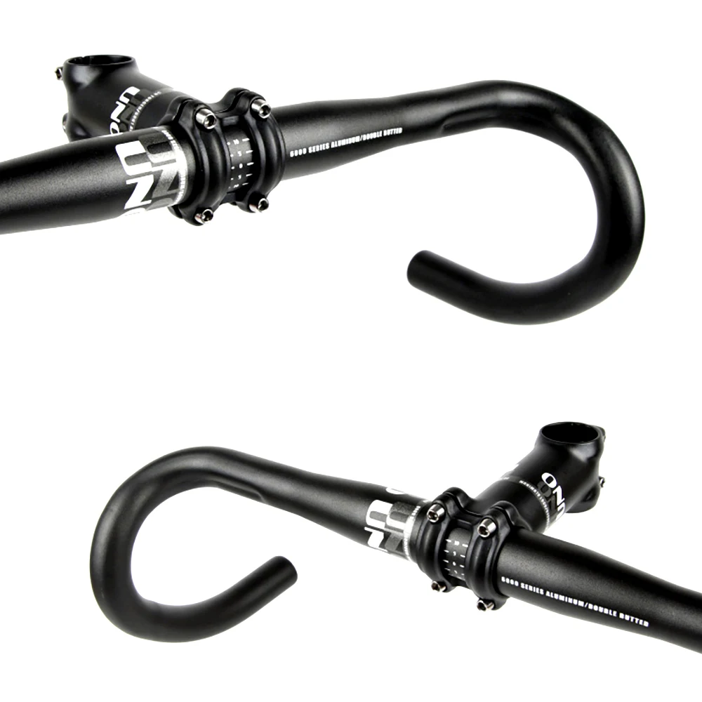 Tbest Guidon de Vélo, Guidon de Vélo Rétro, Barre de Extra Longue en Alliage D'aluminium 31, 8 X 720 Mm pour la Course à (Blue