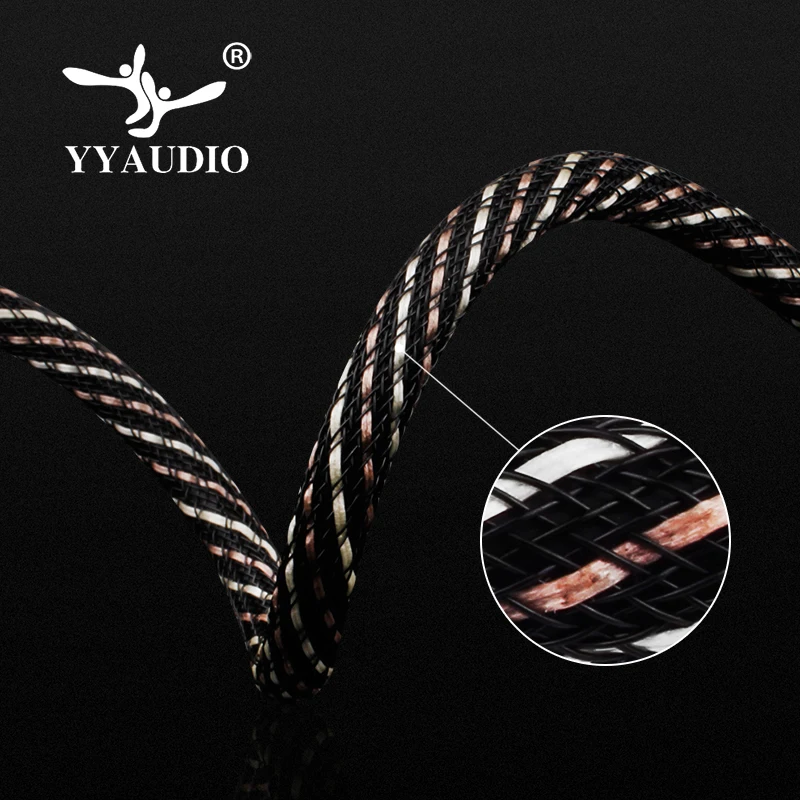 High-Quality Braided 3.5mm to Dual RCA Audio Cable (1m, 2m, 3m)