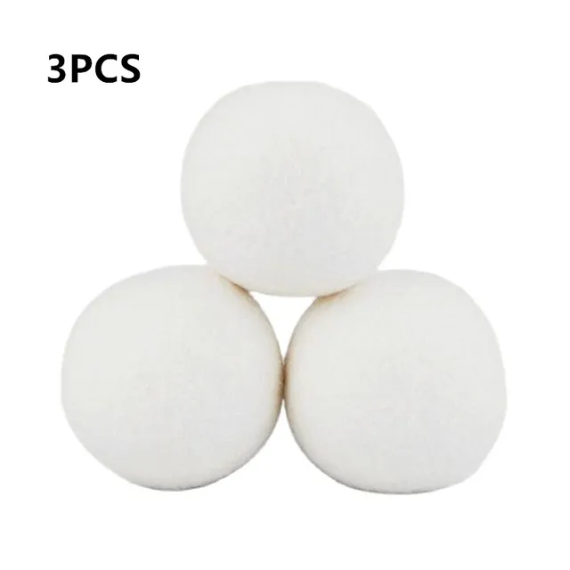 Wool Dryer Balls Reusable Drying Wool Ball Drying Clothes Anti-entanglement Special Ball Laundry Ball Washing Machine Accessorie 3PCS