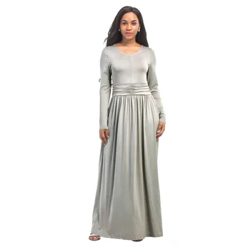 

OWLPRINCESS Fall 2019 new large size dress v-neck long-sleeve dress dress