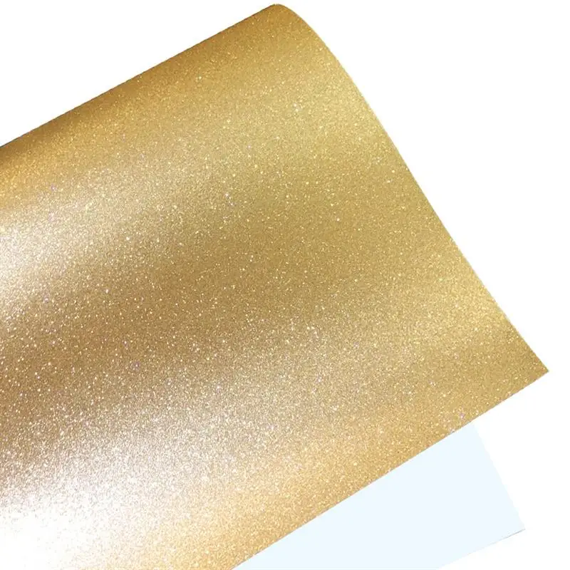 Self Adhesive Glitter Vinyl Roll Design Lettering Film Decal Sticker for DIY Xmas Card