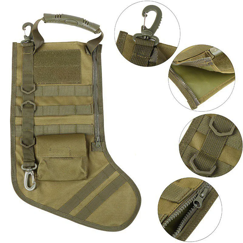 searchinghero Tactical Molle Christmas Stocking Bag