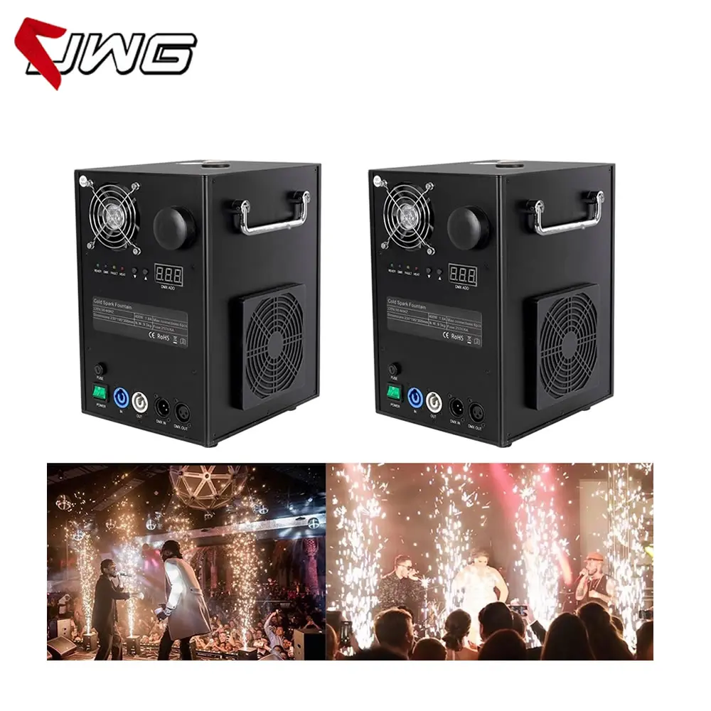 

Free Shipping 2pcs/lot 700W Cold Sparks Machine Wedding Firework DMX Sparkler Fountain Special Stage Effect Fireworks