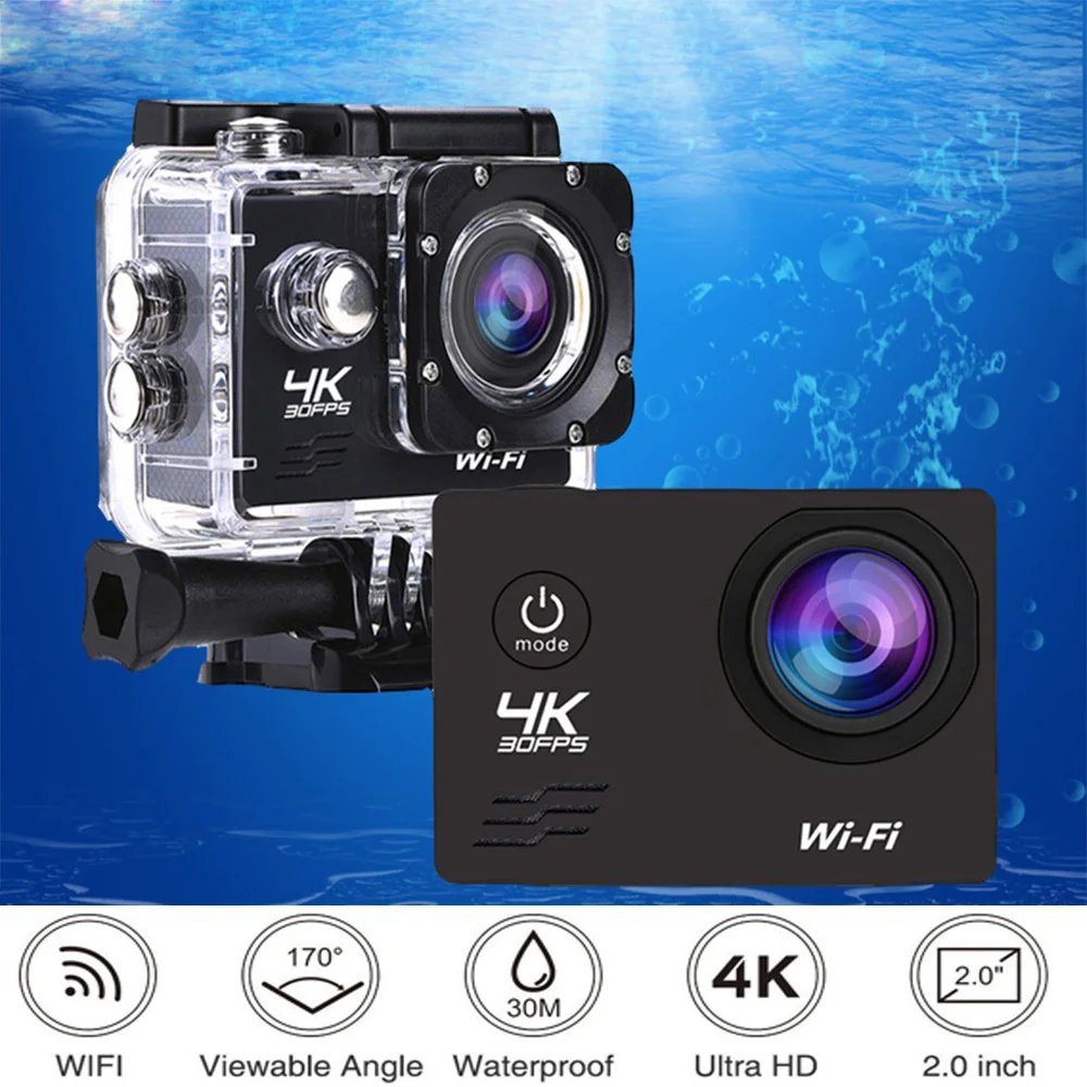 Motorcycle Full 4K WIFI Helmet Action Camera Screen Waterproof Sport DV Logger Motorcycle Full 4K WIFI Helmet Action Camera Screen Waterproof Sport DV Logger