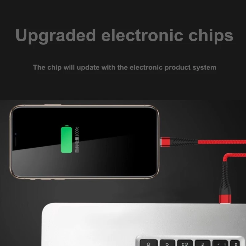 1 м 2 м 3 м USB кабель для быстрой зарядки 2.4A Micro USB зарядное устройство для samsung type-C кабель для huawei Xiaomi мобильный телефон кабель для iphone