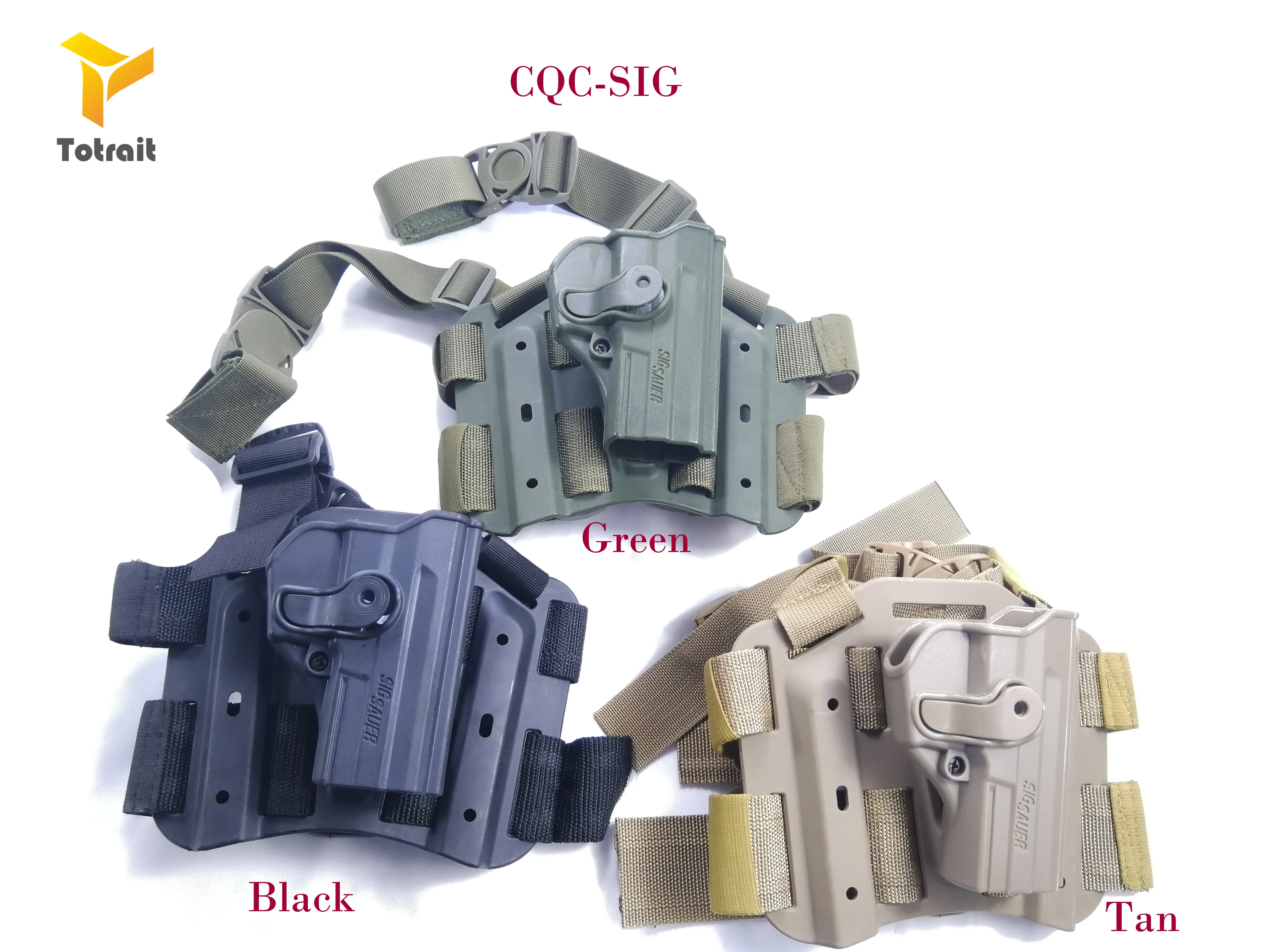 

TOtrait Tactical Military Airsoft Gun Holster style Airsoft Drop Leg Holster For Sig Sauer ProSP2022/SP2009