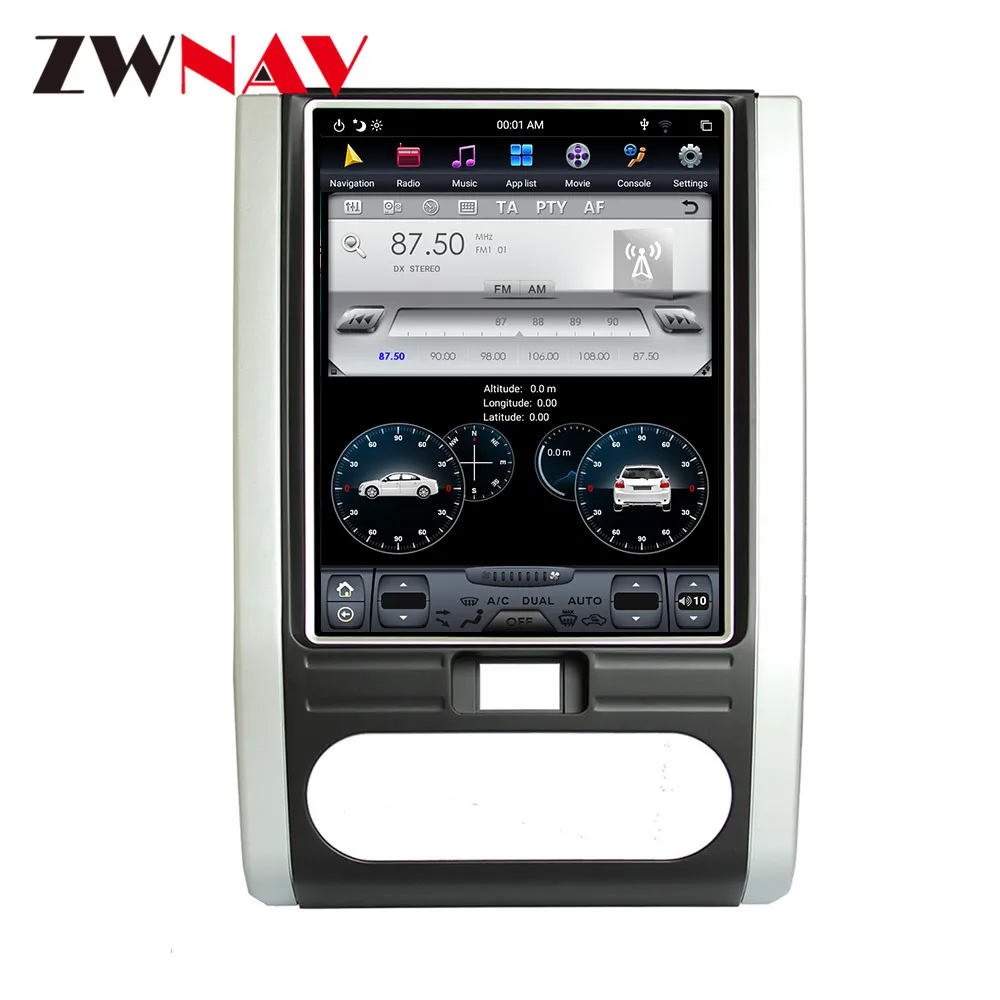 Discount DSP Carplay vertical Tesla screen Android 9.0 Car Multimedia Player For NISSAN X-TRAIL Qashqai 2007-2014 Radio stereo head unit 4