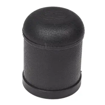 

Pair Bar Play Black Plastic Shaker Cup w 10 Pcs Round Corner Dice