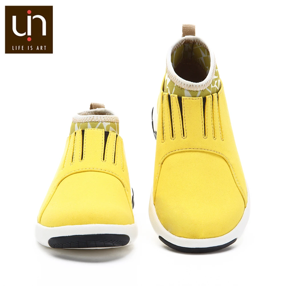 

UIN Guda Series Microfiber Suede Boots for Kids Warm Autum/Spring Boots Children Super Lightweight Slip-on Shoes Girls/Boys