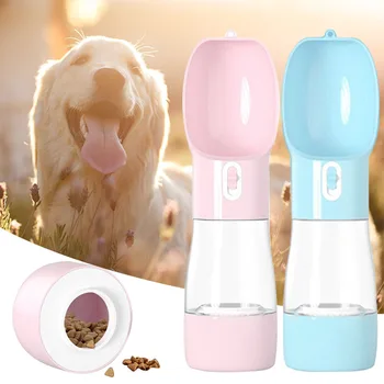 

Multifunction Portable Pet Dog Water Bottle Dog Food Water Feeder Drinking Bowl Puppy Cat Water Dispenser Pet Products Corgi
