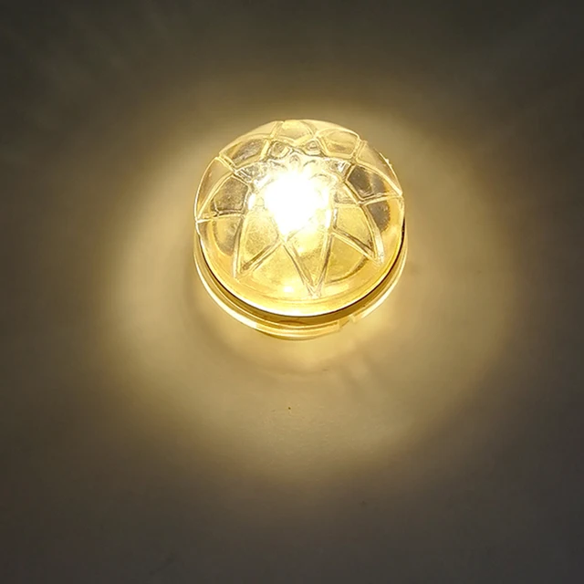 1/12 Scale Dollhouse Furniture Ceiling Lamp LED Lights, Doll House Bedroom Living Room Decor 5