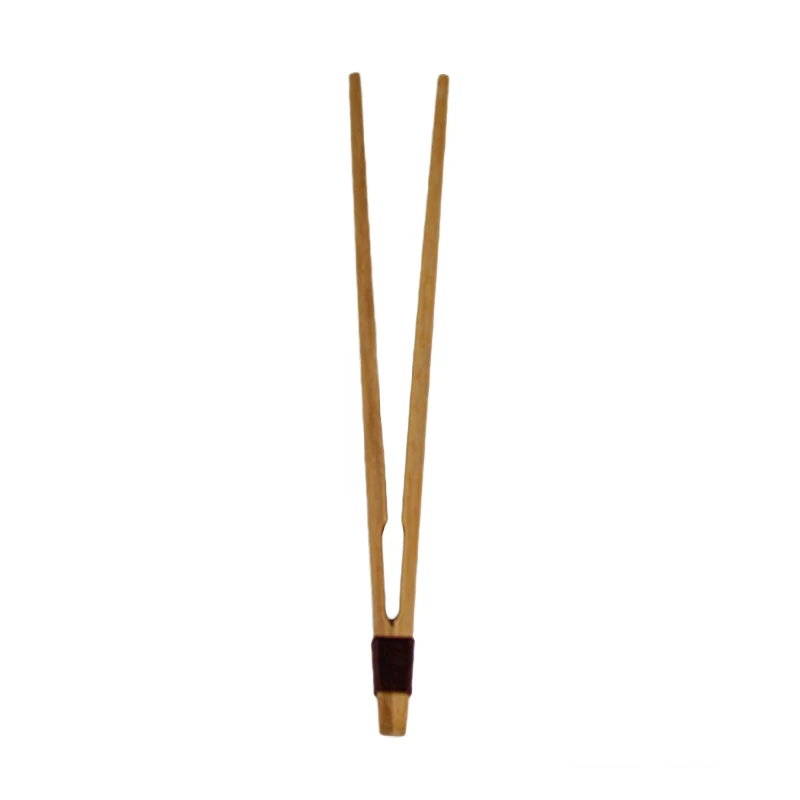Wooden Tea Tweezer Bacon Tea Clip Tongs Bamboo Kitchen Salad Food Toast Creative zero bamboo clip