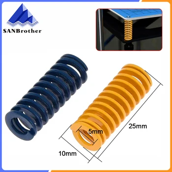 

4pcs/10pcs 3D Printer Parts Spring Heated Bed 10*25MM Hot Plate 3D Printer Accessories Reprap Imported For Ender 3 Pro CR10 MK2A