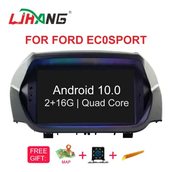 

LJHANG 2 Din Android 10 Car DVD Player For Ford ECOSPORT 2013 2014 2015 2016 GPS Navigation 2 Din Car Radio stereo Multimedia CD
